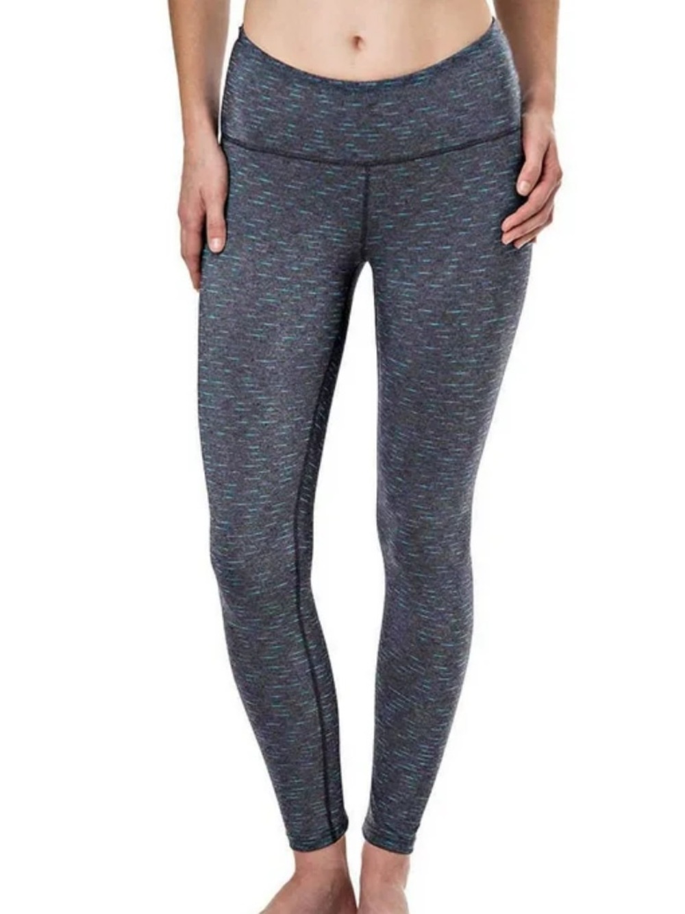 Tuff Athletics tight leggings tri-space-dye size small